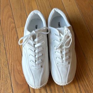 Tretorn White Canvas Sneakers